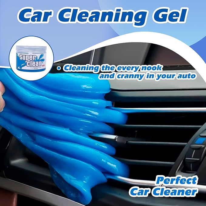 x xotic tech Car Cleaning Gel for Car Detailing Putty Interior Cleaner Slime Auto Detail Tools Supplies Accessories Valentines Day Gifts for Him Her Men Women Stocking Stuffers Blue