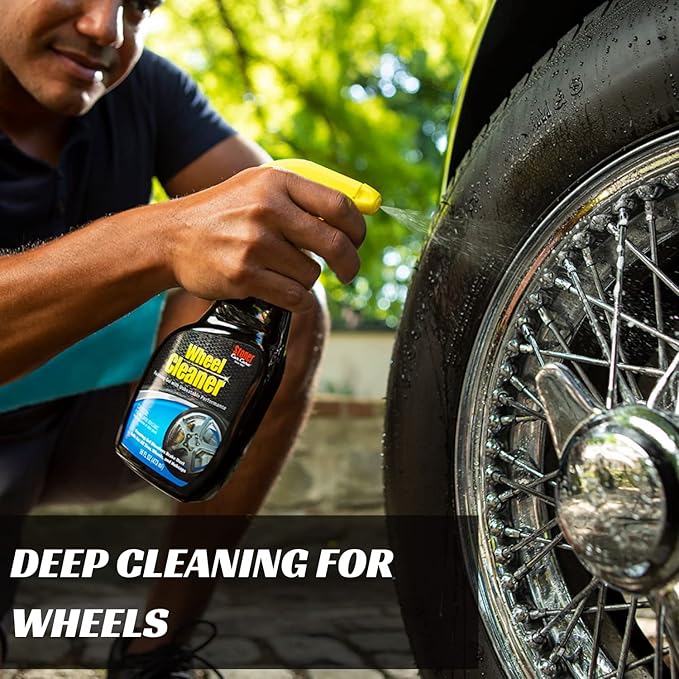 Stoner Car Care 92207-6PK Wheel Cleaner Spray Foaming Gel with Unbeatable Performance, Dissolves Brake Dust, Safe for All Tires, Wheels, and Hubcaps, 16 Fl Oz, Pack of 6