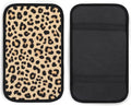 Car Center Console Cover Pad, Wild Animal Leopard Print Auto Armrest Pad Seat Box Cushion Car Interior Accessories Universal Fit for Most Vehicle Truck