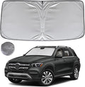 KAYZT Windshield Sun Shade for 2020-2025 2026 Mercedes Benz GLE 350 450 SUV Foldable Sunshade Front Window Custom Fit Car Accessories
