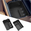 Ruiya (2Pack) 2026 Palisade Center Console Organizer,for Hyundai 2026 Palisade Calligraphy Accessories Upper & Lower Layer Armrest Console Glove Tray Compatible with 2026 Hyundai Palisade Calligraphy