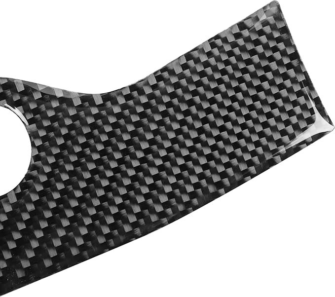 NVCNX Real Premium Carbon Fiber for Chrysler 300 Accessories 2015-2023 2016 2017 2018 2019 2020 2021 2022 S/C/Limited/Touring Car Dash Headlight Switch Panel Cover Interior Trim Sticker Decal 1PC