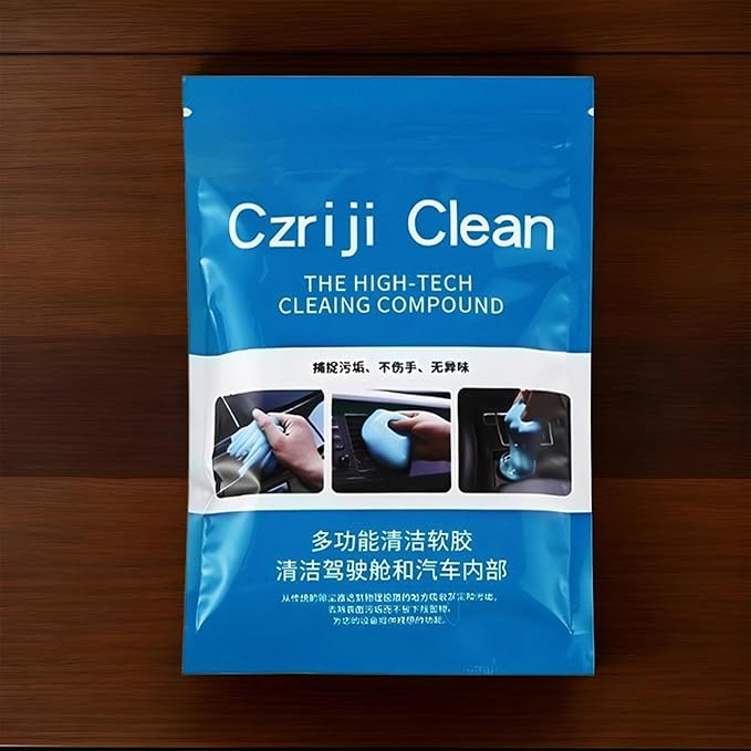 Automotive Cleaning Putty - Sticky Gel for Car Interior Dust Removal | Flexible Material, Easy Use for Dashboard, Vents, and Hard to Reach Areas Easy to Use Versatile Car Interior Cleaner