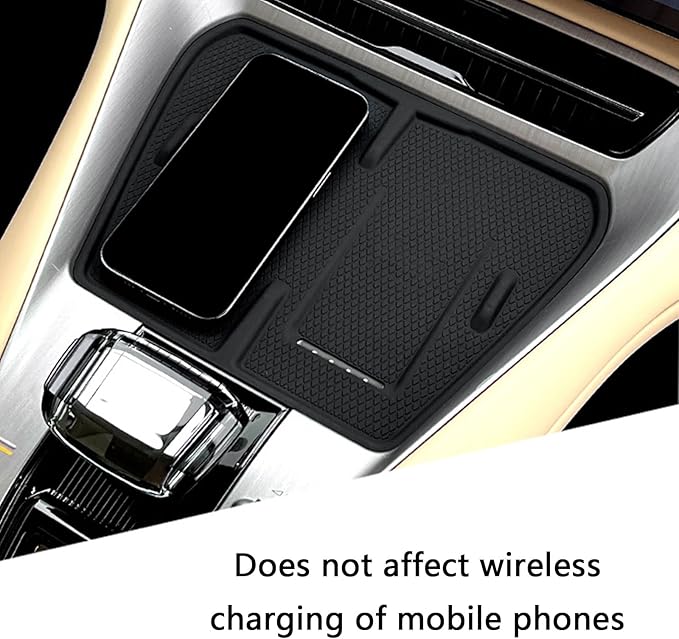 Wireless Chargers Pad Anti Slip Mat for N7 2023 Protections Silicone Pad Flexible Pad Easy Use Auto Interior Accessory