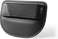 BETTERHUMZ Car Side Seat Storage Box Compatible with BMW 1 2 3 4 5 6 7 Series X1 X2 X3 X4 X5 X6 X7 Suede Leather Car Seat Gap Filler Organizer Accessories (Black)