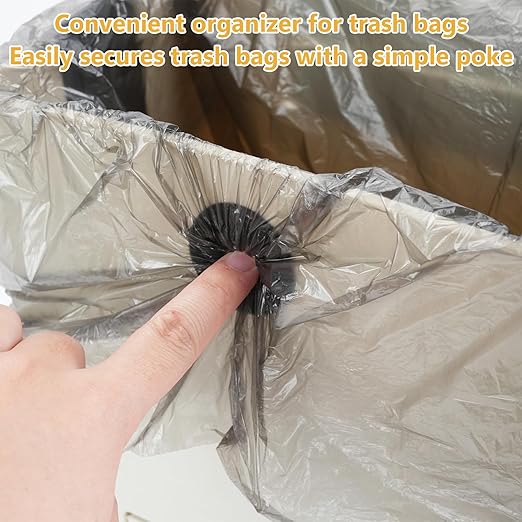 Collapsible Trash Can for Kitchen, Hanging Trash Can with 60 Pcs of Garbage Bags, Plastic Folding Garbage Bin, Compost Bin Kitchen 2.64 Gallon