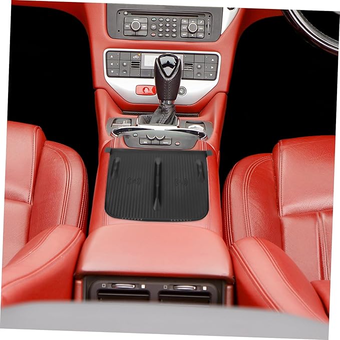 Zerodeko Center Console -Skid Charger Mat for Model Silicone Pad for Secure Phone Charging Easy Installation Upgrade Version