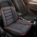 MYFAMIREA Car Seat Cushion and Lumbar Support Pillow 1.2'' Thick Memory Foam Desk Chair Cushion Back Support for Automotive Seat Driver, Travel, Leg and Back Pain Relief, Washable Adjustable Dark Gray