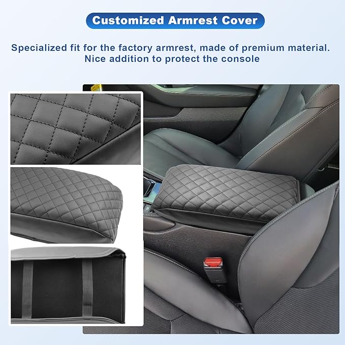 CDEFG 2023-2026 Accord Center Console Cover, for 2023 2024 2025 2026 Honda Accord 11th Gen Accessories Armrest Cover Center Console Pad Arm Rest Cushion Cover
