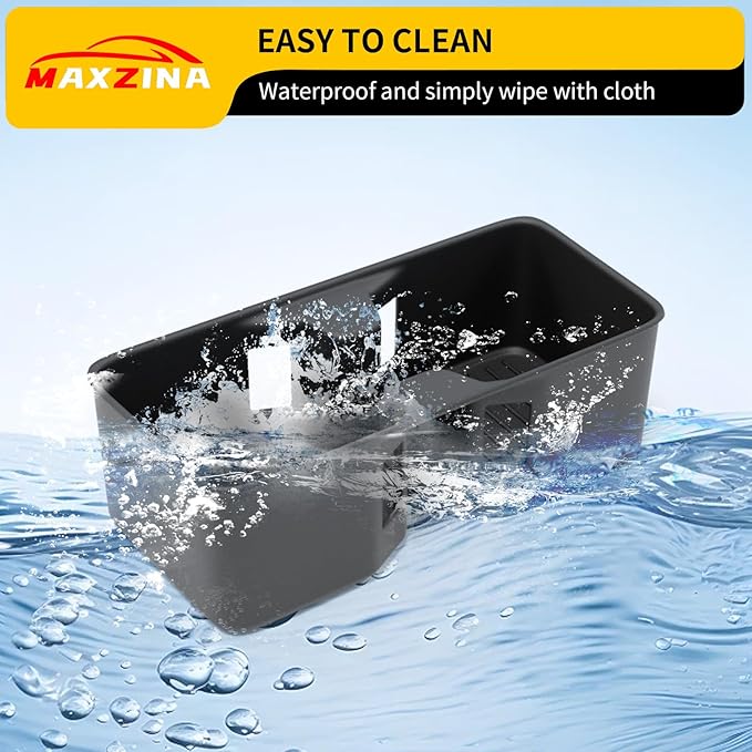 Maxzina Cup Holder Compatible with 2024-2025 Hyundai Santa Fe Silicone Insert Center Console Cup Holder Silicone Black Bottle Holder Interior Decoration for 2024 Santa Fe Accessories