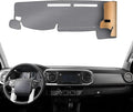 KEYOOG Dashboard Cover Dash Mat Fit for to-yota Tacoma 2023-2016 (Without HUD Models),Car Dash Board Mat Anti-Glare Carpet,Non-Slip Pad Sunshield Protector (Grey)
