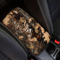 Camo Hunting Deer Car Center Console Cover Soft Protector Armrest Console Cover Car Center Console Cover Accessories Universal Fit Most Cars Women Men