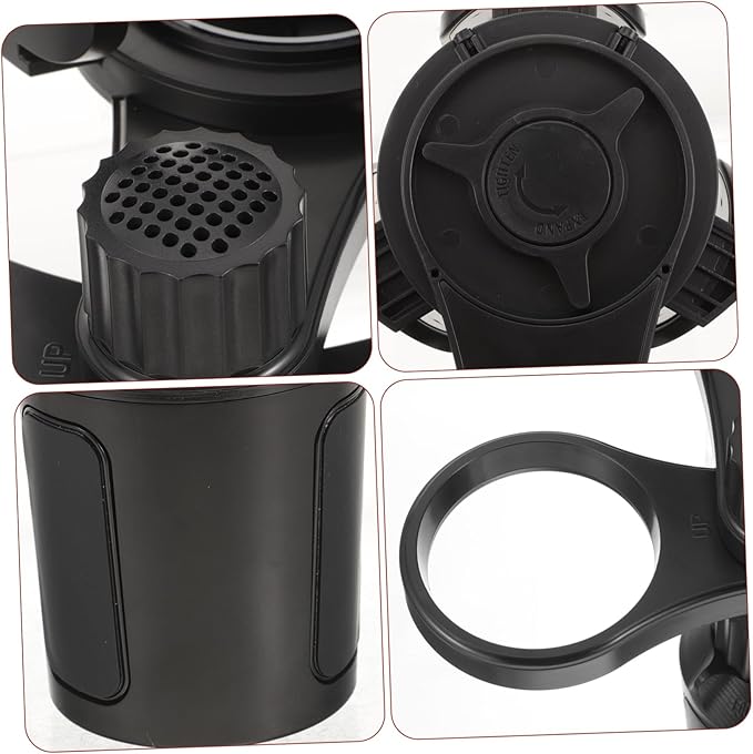 Zerodeko Car Cup Holder Expander Adjustable Base Rotatable Drink Holder for Vehicle Compatible Water Bottles and Coffee Cups Multifunctional Storage Organizer