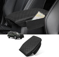 Custom for Center Console Cover Outback 2020-2025 2026 Armrest Cover Accessories PU Leather Armrest Seat Box Cover Protector with Pockets Storage Bag