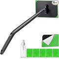 desin Car Windshield Cleaning Tool, Windshield Cleaner with 5 Washable and Reusable Microfiber Pads and Extendable Handle, for Auto Glass Wiper