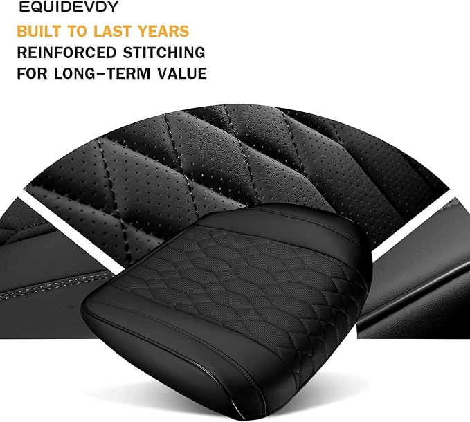 EQUIDEVDY 2 Pack Leather Bottom Car Seat Covers,Front Seat Covers for Cars,Driver Car Seat Cover,Luxury Faux Leather Seat Protectors,Full Wrap,Waterproof,for Most Vehicles,Sedan,SUV,Truck (Black)