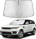 EcoNour Windshield Sun Shade Compatible for Land Rover Range Rover 2013–2021 | Luxury SUV Front Window Sunshade | Foldable Sun Visor Protector | Blocks UV Rays & Reduces Heat