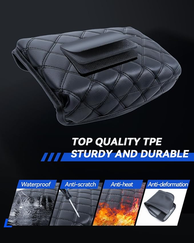 Armrest Cover for 2022-2025 Hyundai Tucson Accessories Center Console Middle Lid Pad Protector for Car Elbow Rest