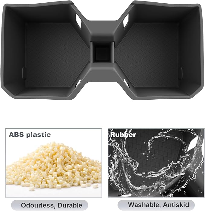 SKTU for 2025 2026 Toyota 4Runner Accessories Cup Holder for 2025 2026 Toyota 4Runner Central Control Cup Holder 4Runner 2025 2026 Accessories Durable Rubber Center Console Cup Pad