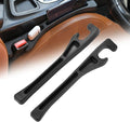ANABIUP 2 Pack Car Seat Gap Filler, PU Leather Universal Fit for Cars Trucks SUVs, Gap Stopper Between Seat & Console with Storage Organizer, Stop Items from Dropping (Black)