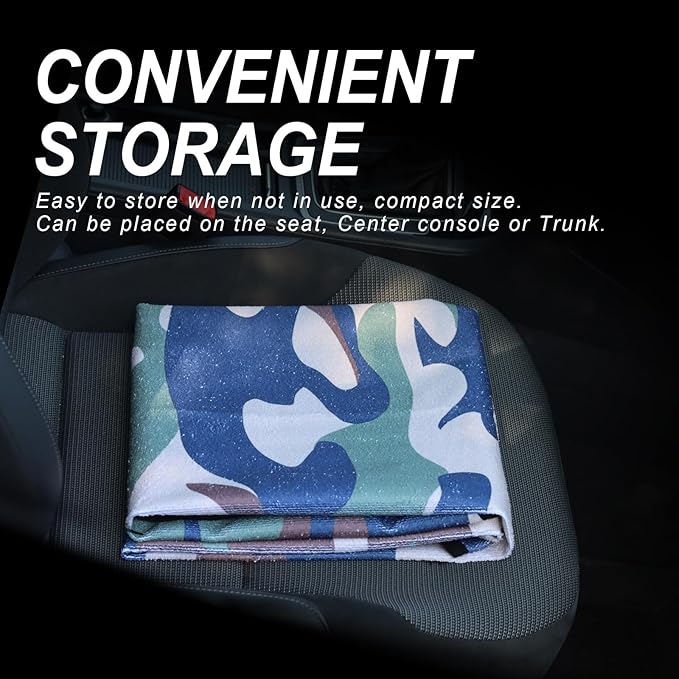 nbnhxnff Car Seat Cover (Camouflage, 1pcs Front Seat)