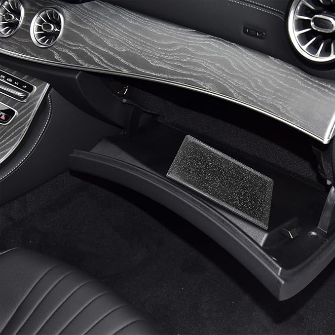 Car Registration and Insurance Holder, Premium Leather Insurance and Registration Holder,vehicle Glove Box Car Organizer, with Magnetic Shut for Cards, Driver License (Glitter Black)