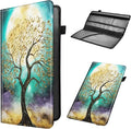 Mxfdegf Car Registration and Insurance Holder, Leather Car Glove Box Organizer, Cool Car Accessories for ID, Driver's License Cards & Essential Document,business cards,Men&Women,for Women Girls