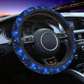 Blue Galaxy Steering Wheel Cover for Women Men Girls Car Accessories Decor Anti-Slip Neoprene Auto Steering Wheel Covers Protector Universal 15 Inch