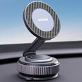 BEEGROW Magnetic Car Phone Holder for Magsafe, Alloy 360° Folding Cell Car Phone Mount with Ultra Stable Suction Cup and Reusable Gel, Dashboard Windshield Stand for iPhone 17-12 Android Pixel Samsung