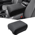 JDMCAR Center Console Cushion Compatible with 2021 - 2025 2026 Ford F150 PU Leather Armrest Interior Accessories, Customized Anti-Scratch Leather Armrest Lid Protector Pad (Bucket Seat Only)