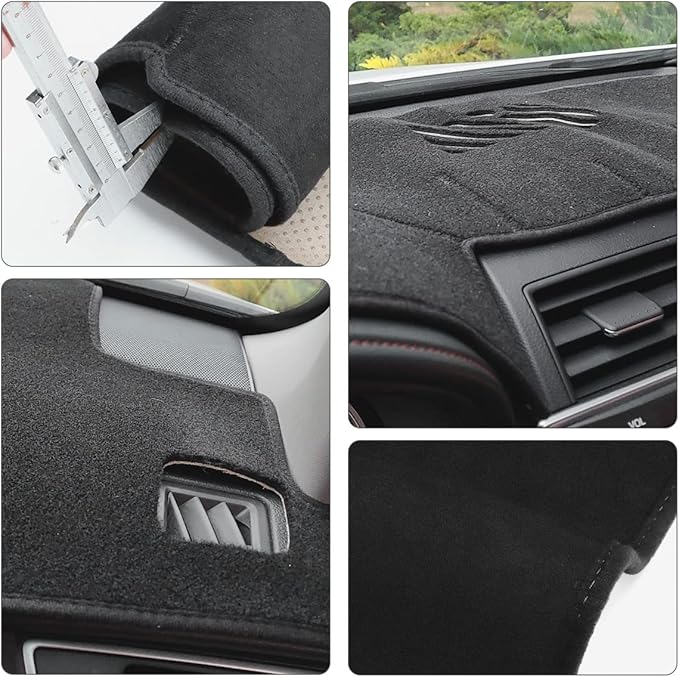 auovo Dashboard Cover Mat Compatible with Toyota Camry 2012-2017 Accessories Sunshade Protector Anti-Slip Dash Carpet Cover