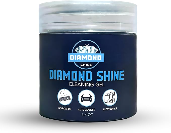 Diamond Shine Car Detailing Gel - Remove Particles, Lint, Debris, Dust - Air Vent, Cupholder, Dashbord, Gear Shifter, Console, Keyboards