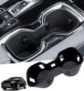 Center Console Cup Holder Inserts for Lexus RX 2025 2024 2023, TPE Interior Accessories Cup Holder Cover for Lexus RX 350 350h 550h 450h+, Black