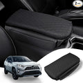 Center Console Cover for Toyota RAV4 2019-2023 2024 2025 Armrest Cover Center Console Pad Interior Accessories Car Armrest Seat Box Cover Protector with Pockets Storage Bag