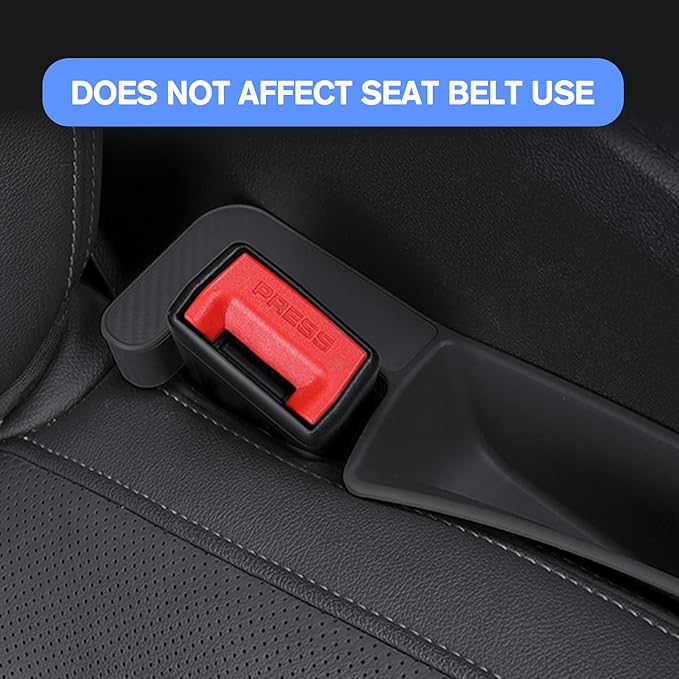 7F Car Organizers and Storage, Car Seat Gap Filler, Organiser Between Seat and Centre Console, Universal Car accessories, Fit SUV Truck Storage, Set of 2 - White