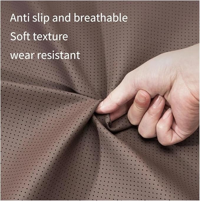 1/2PCS PU Leather Car Neck Pillow & Lumbar Support Cushion, Breathable Universal Seat Headrest Waist Pad, Soft Support Cushion for Daily Driving and Travel(E Style headrest)