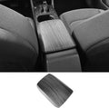 ABS Car Central Console Armrest Cover Armrest Cushion Cover Center Console Box Pad Compatible with Kia K4 2025-2026 Accessories (Wood Grain Style)