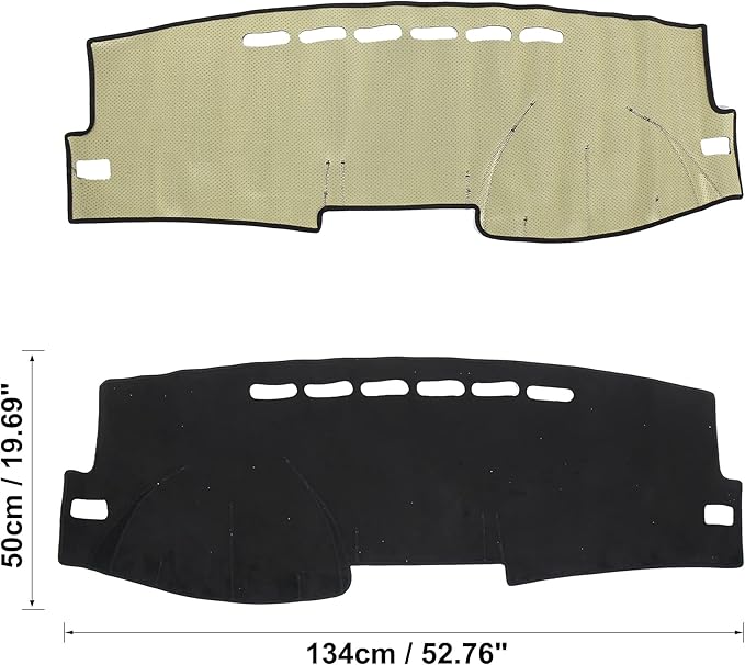 X AUTOHAUX Car Dashboard Cover Nonslip Mat Protector Pad Carpet for Toyota Corolla 2009 2010 2011 2012 2013