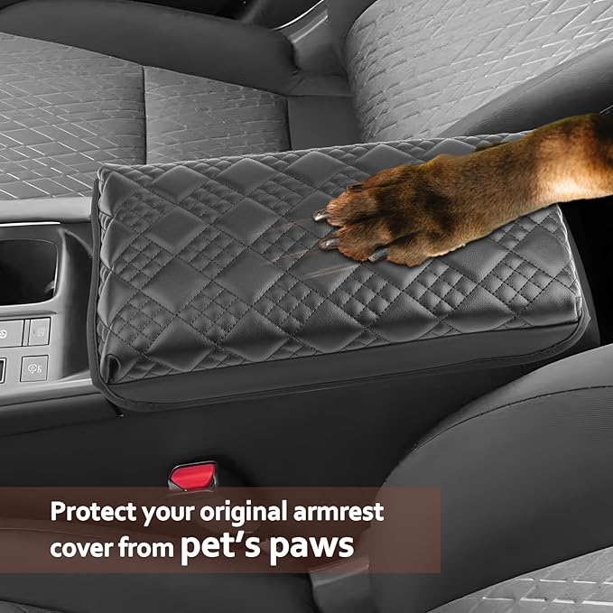 SKTU for 2026 Nissan Sentra Armrest Cover for 2026+ Nissan Sentra (S/SV/SR/SL) Center Console Cover Nissan Sentra 2026 Accessories Center Console Cushion Pad 2026 Sentra Soft Seat Box Pad-Thickened