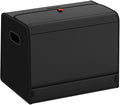 GMQ Car Trunk Organizer for SUV,Car Organizers and Storage with Collapsible Storage, Magnetic Lid Large Capacity for SUV, Truck, MPV (Carbon Black, M-15.8×13×12.5 IN)