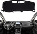 KEYOOG Dashboard Cover Dash Mat Fit for Chevy Equinox 2024-2018 (Without HUD Models),Car Dash Board Mat Anti-Glare Carpet,Non-Slip Pad Sunshield Protector (Black)