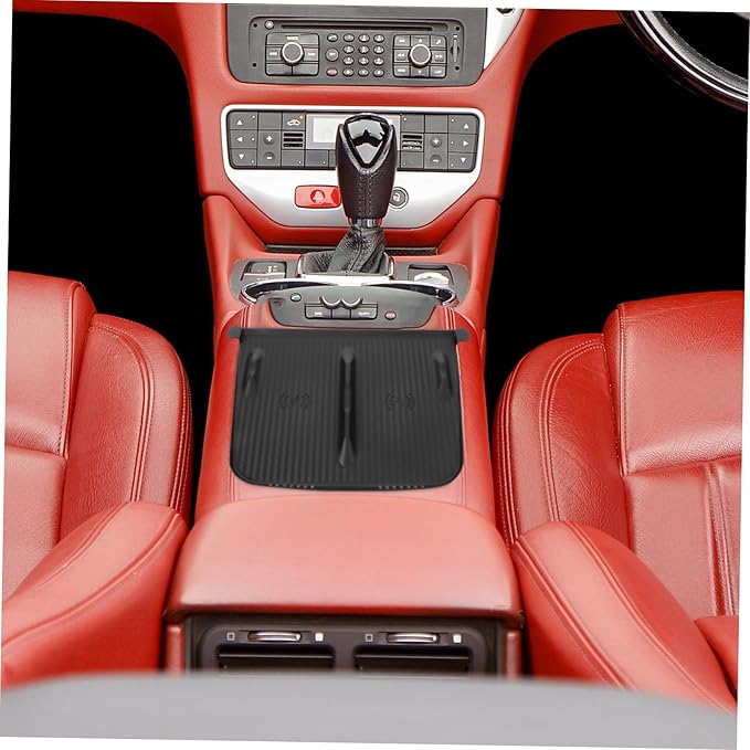IMIKEYA Center Console Wireless Charger Mat Slip Silicone Pad for Model y Quick Installation Compatible Induction Charging Elegant Design for Car Accessories