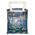 ADQWIOVL Car Garbage Can, Seat Back Hanging Cute Car Trash Can Bag, Car Organizer and Storage Bag for Travelling, Outdoor Watercolor Water Lily