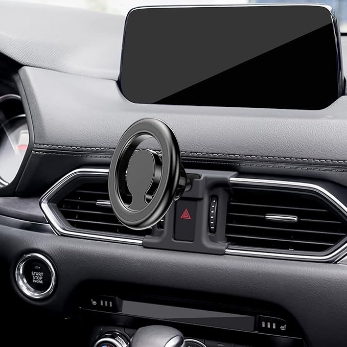 Car Phone Holder, Air Vent Phone Holder, Car Mount for Mazda CX5 2017-2024, Magsafe Magnetic Navigation Stand Fit for iPhone 17 16 15 14 13 12 Pro Max Plus Mini, Magsafe Case, All Phones