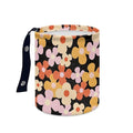 Brosoneto Print Cute Hippie Flower Cartoon Collapsible Waste Basket Bin Multipurpose Trash Bin for Car Hanging Portable Dustbin Bin Accessories Garbage Bin Universal