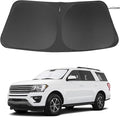 Windshield Sun Shade Custom Fit for 2018-2024 2025 Ford Expedition SUV Accessories Foldable Sunshade Sun Blocker Protect Car from Sun Rays & Heat Damage Keep Car Cooler