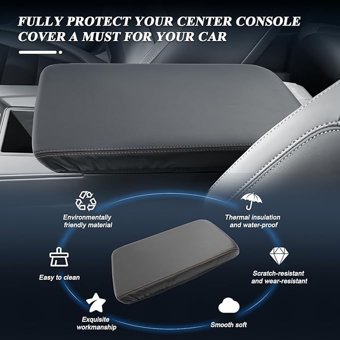 BIBIBO for 2024 2025 Honda Prologue Center Console Armrest Cover 2024 2025 Honda Prologue (EX/Touring/Elite) Arm Rest Cover 2024 Honda Prologue Interior Accessories 2024 2025 Prologue