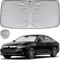 KAYZT Windshield Sun Shade for Honda Accord Sedan 2018-2025 2026 Foldable Sunshade Front Window Custom Fit Accessories