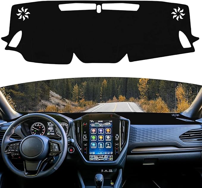Dashboard Cover for 2025 2026 Subaru Forester, Non-Slip Dashboard Protector & Sunshield, UV-Blocking, Anti-Glare, Fade-Resistant Dash Mat Pad (Black)