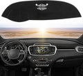 Dashboard Dash Cover Mat Carpet Compatible with 2016-2019 2020 Kia Sorento